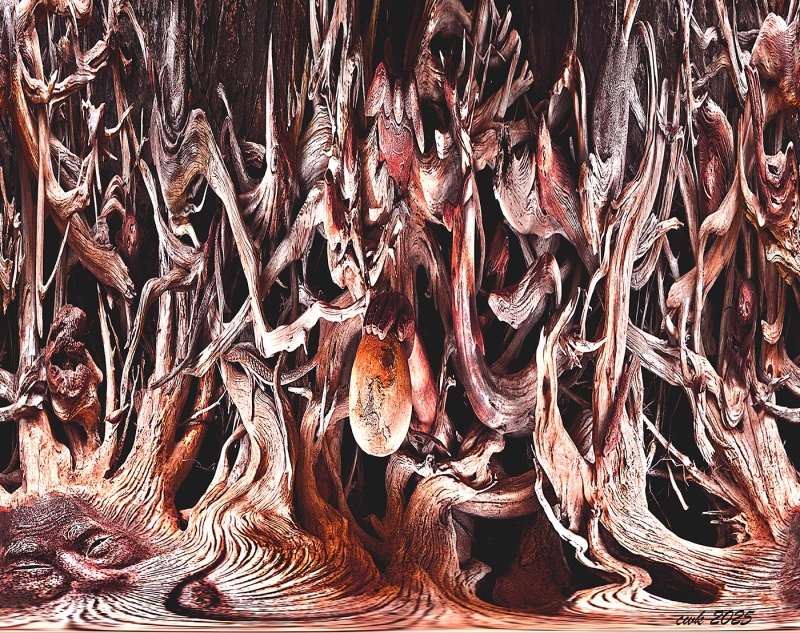 Father Nature Thinks about the Future by artist Charlie Kreitler